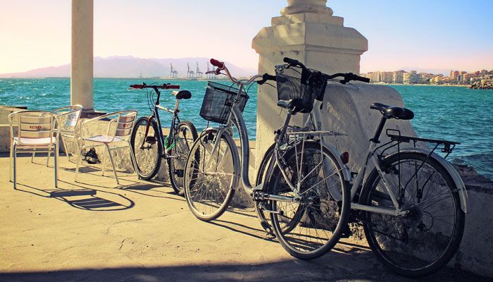 Recorrer Málaga en bicicleta
