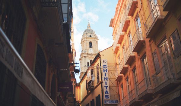 Vista de la catedral de Málaga