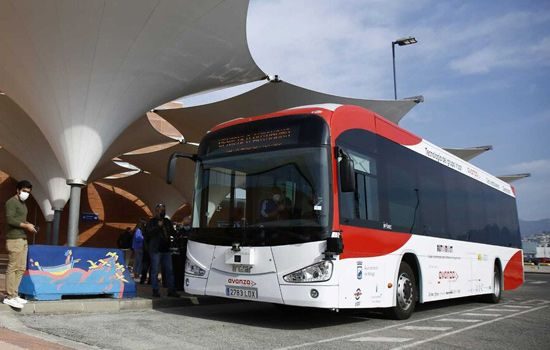 Autobús sin conductor en Málaga