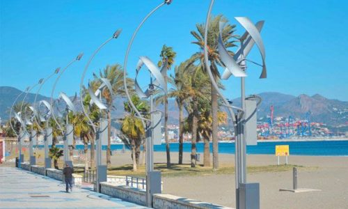 Smart City: Playa de la misericordia en Málaga